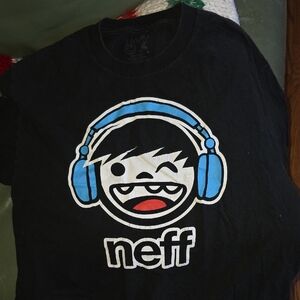 Neff Graphic Tee with Headphone Design